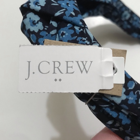 NWT J. Crew Floral Knot Headband, Boho Romantic Feminine Blue J. Crew Factory OS - Picture 9 of 11